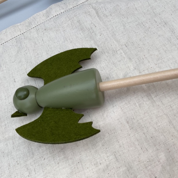 Collection of Scandinavian Wooden Show Puppets Figures King Knight Dragon Wizard - Picture 7 of 16